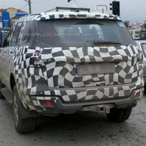 Ford Everest spy image