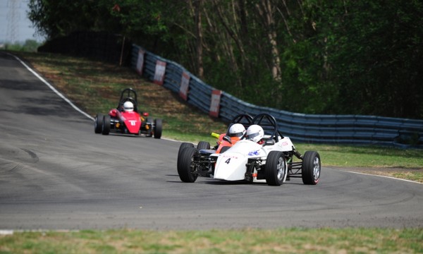 Goutam Parekh leads Ajay Kini in LGB Formula 1300