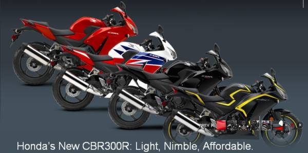 Honda CBRR USA Launch Colour Options
