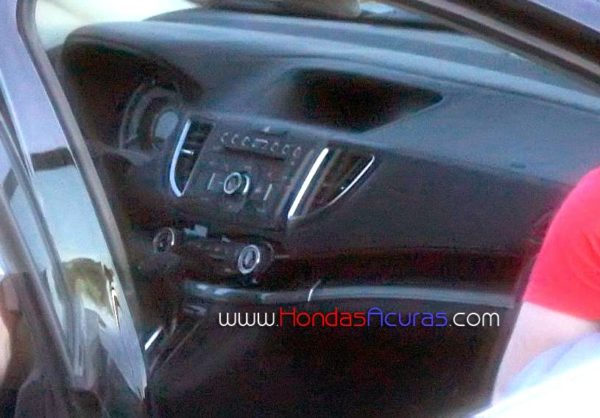 Honda CR-V Facelift Interiors Spied
