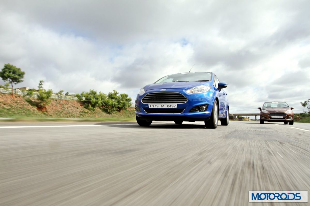 New  Ford Fiesta facelift action