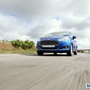 New  Ford Fiesta facelift action