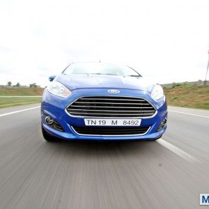 New  Ford Fiesta facelift action