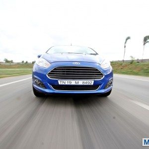 New  Ford Fiesta facelift action