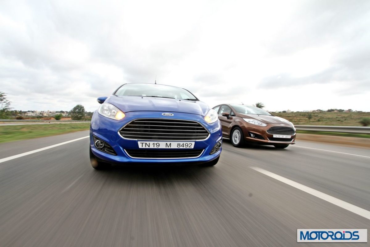 New  Ford Fiesta facelift action