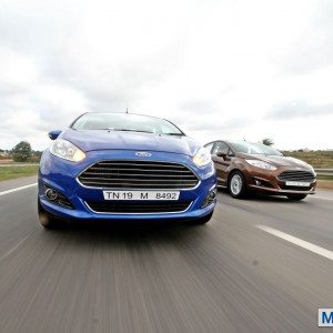 New  Ford Fiesta facelift action