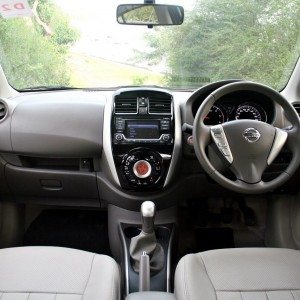 New  Nissan Sunny Facelift interior