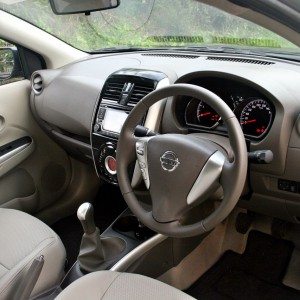 New  Nissan Sunny Facelift interior