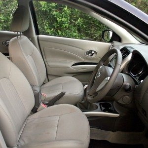 New  Nissan Sunny Facelift interior