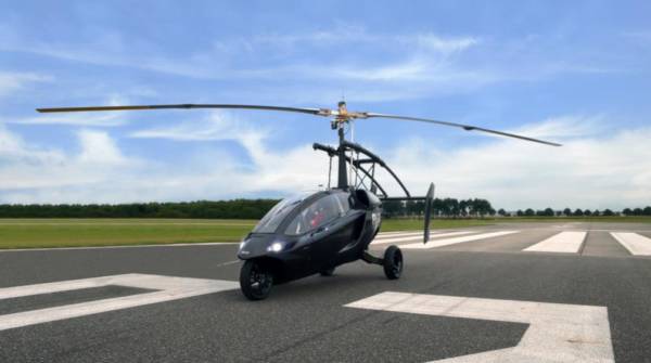 Pall V One is a Hybrid Car and Gyroplane