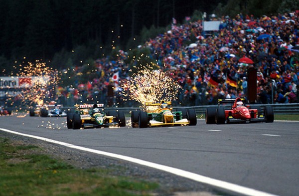 Sparking F1 Cars