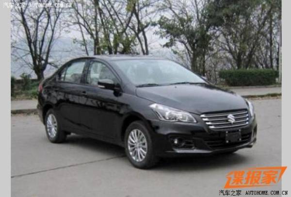 Spied Maruti Ciaz Suzuki Alivio China front