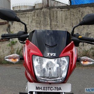 TVS Star City Plus Review Images Close Up Shots