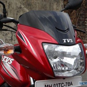 TVS Star City Plus Review Images Close Up Shots