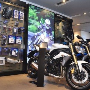 Triumph motorcycles showroom Delhi