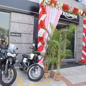 Triumph motorcycles showroom Delhi