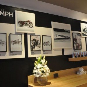 Triumph motorcycles showroom Delhi