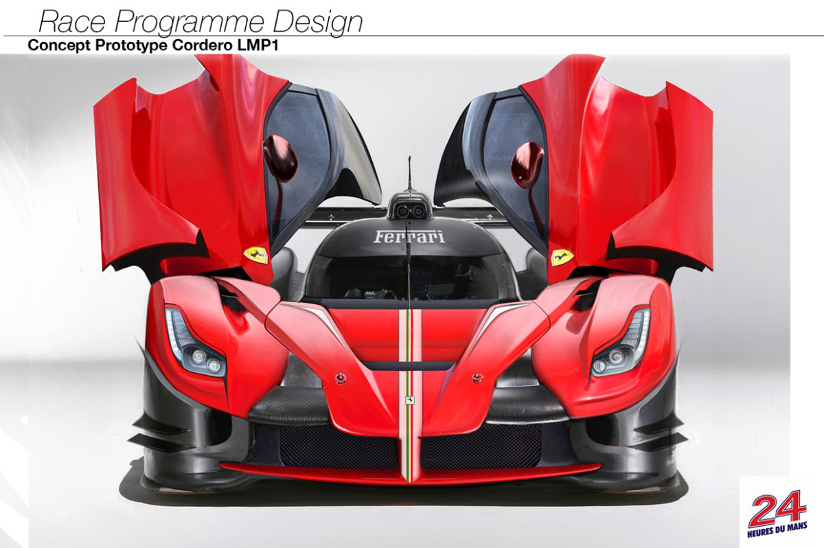 laferrari lmp racer rendering is gorgeous like ferraris potential le mans return