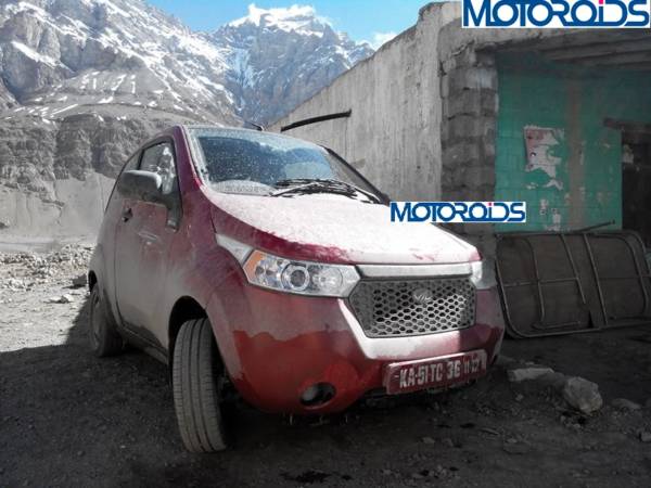 mahindra e spied