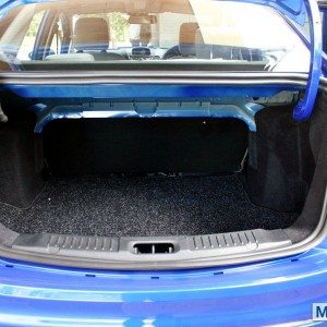 new  Ford Fiesta boot