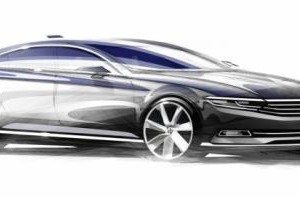 volkswagen passat sketch