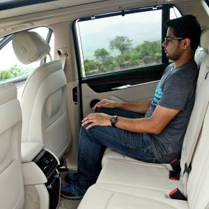 BMW X backseat