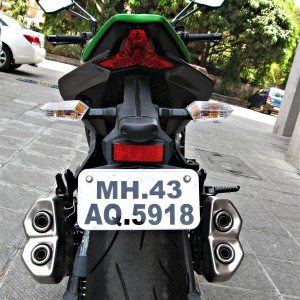 Kawasaki Z rear view