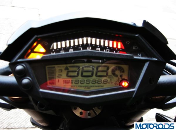 2014 Kawasaki Z1000 speedometer dashboard