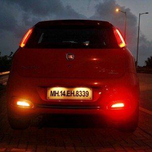 Punto Evo red rear