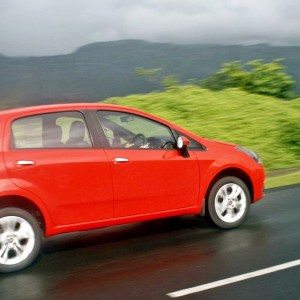 Punto Evo red rear