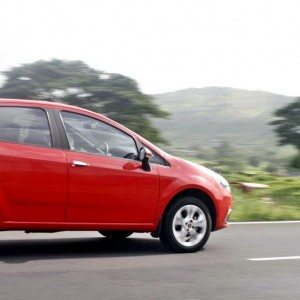 Punto Evo red rear