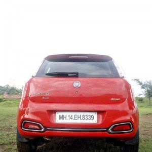 Punto Evo red rear