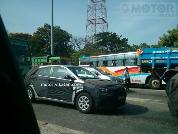 2015 Hyundai i20 Continues Test Runs