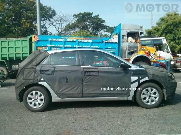 2015 Hyundai i20 Continues Testing in Chennai