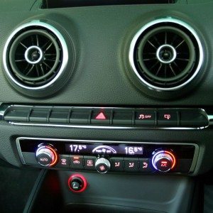 Audi A AC controls