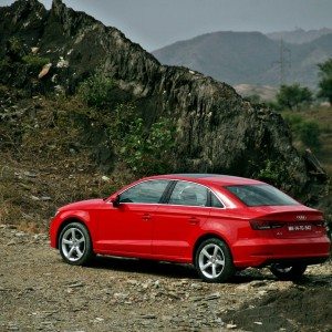 Audi A India review red