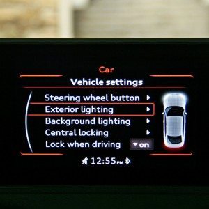 Audi A MMI screen