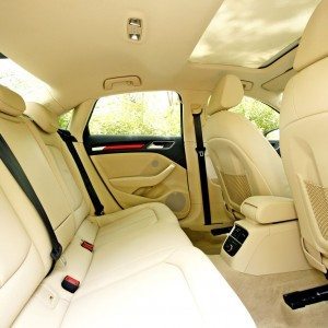 Audi A review beige interior