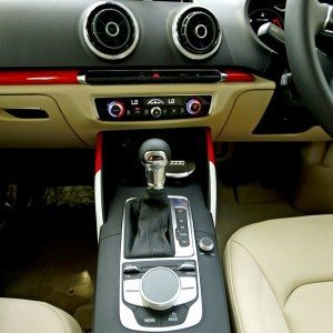 Audi A review beige interior