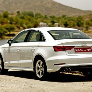 Audi A sedan India white