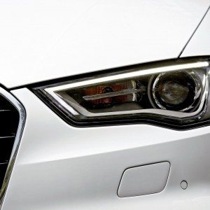 Audi A sedan India white