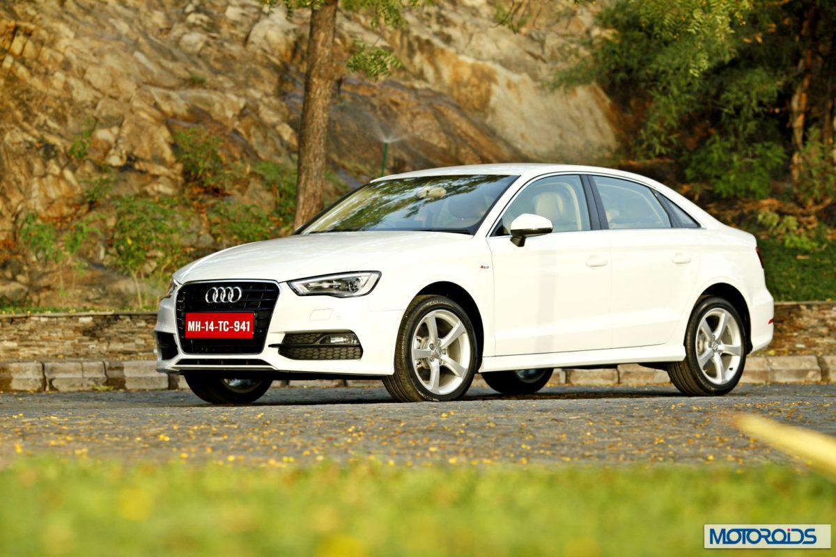 Audi A sedan India white