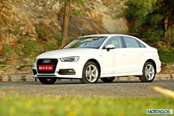 Audi A3 sedan India white (7)