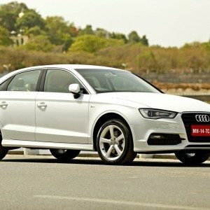 Audi A sedan India white