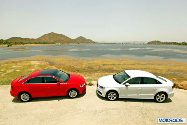 Audi A3 sedan India white (9)