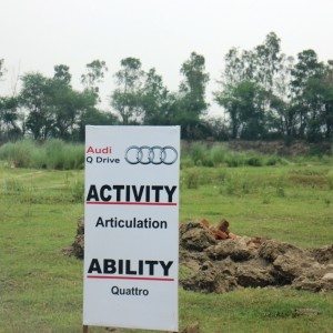 Audi Q drive experience