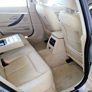 BMW  series GT back seat
