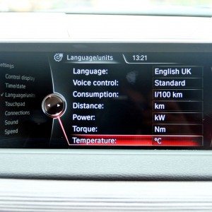 BMW X  iDrive menus