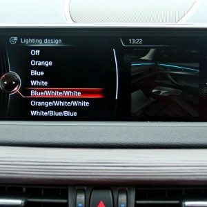 BMW X  iDrive menus