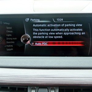 BMW X  iDrive menus